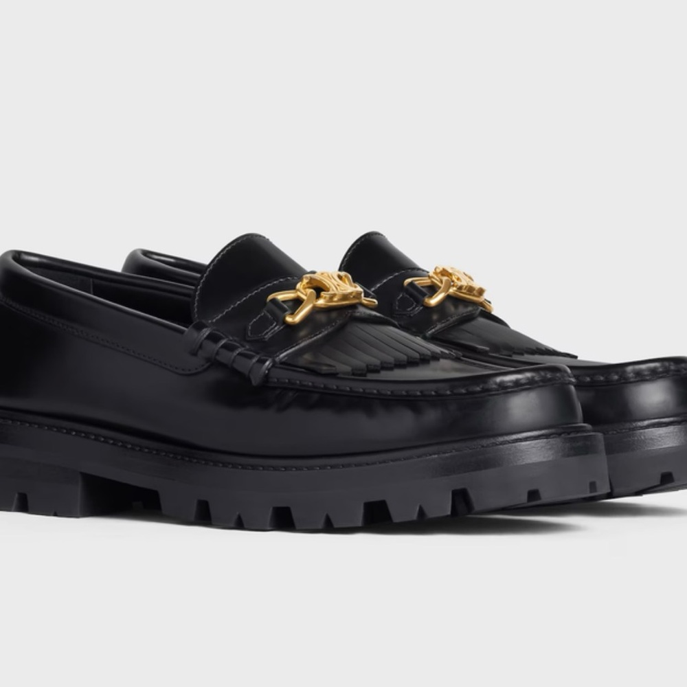 CELINE Margaret Loafers with Triomphe Chain
